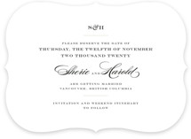 Charming Go Lightly Save the Date Cards