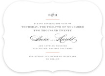 Charming Go Lightly Save the Date Cards