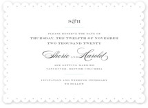 Charming Go Lightly Save the Date Cards