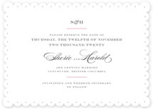 Charming Go Lightly Save the Date Cards