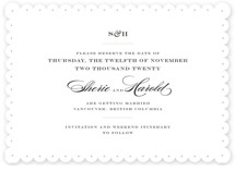 Charming Go Lightly Save the Date Cards