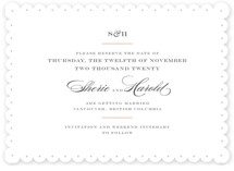 Charming Go Lightly Save the Date Cards
