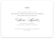 Charming Go Lightly Save the Date Cards