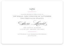 Charming Go Lightly Save the Date Cards