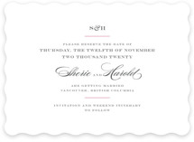 Charming Go Lightly Save the Date Cards