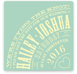 Vintage Typography Poster Save the Date Cards