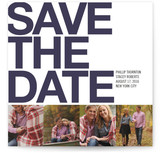 Four Square Save the Date Cards