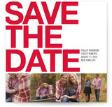 Four Square Save the Date Cards