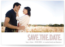 Three Words Save the Date Cards