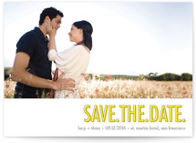 Three Words Save the Date Cards