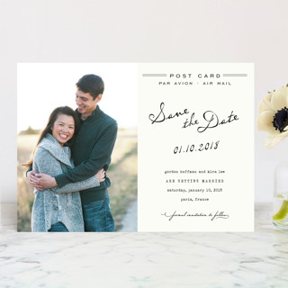 Airmail Save the Date Cards