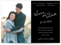 Airmail Save the Date Cards
