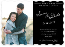 Airmail Save the Date Cards