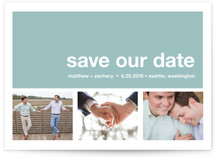 Modern Love Story Save the Date Cards