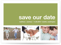 Modern Love Story Save the Date Cards