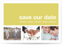 Modern Love Story Save the Date Cards