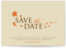 Fall Breeze Save the Date Cards