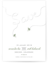Ski Run Save the Date Cards