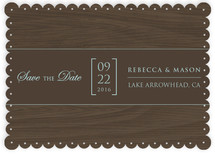 The Lodge Save the Date Cards