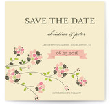 Petite Fleur Save the Date Cards