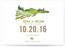 The Winery Save the Date Cards
