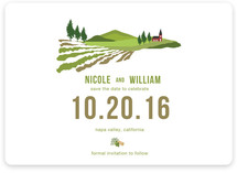 The Winery Save the Date Cards