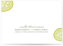 Lemon Drop Save the Date Cards