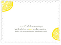 Lemon Drop Save the Date Cards
