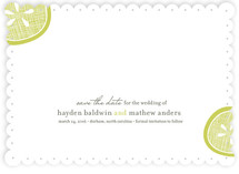 Lemon Drop Save the Date Cards