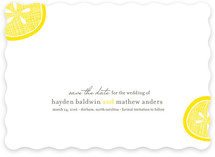 Lemon Drop Save the Date Cards