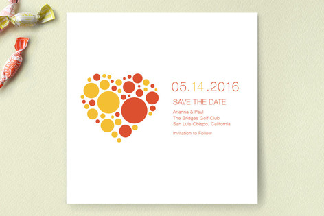 Circle of Love Save the Date Cards