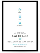 Plane Trains Automobiles Save the Date Cards