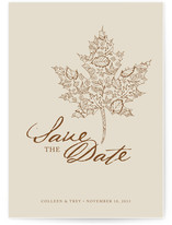 A Fall Date Save the Date Cards