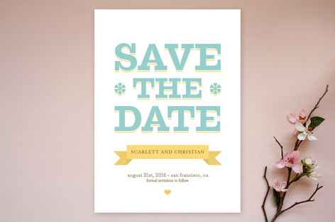 Summer Love Save the Date Cards