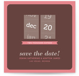 Calendar Slot Machine Save the Date Cards