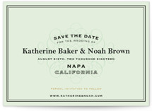 Label Save the Date Cards