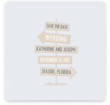 Seaside Save the Date Cards