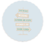 Seaside Save the Date Cards