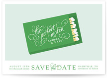 The Perfect Match Save the Date Cards