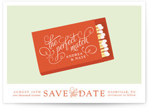 The Perfect Match Save the Date Cards
