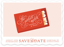 The Perfect Match Save the Date Cards