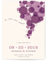 Vineyard Harvest Light Save the Date Cards