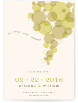 Vineyard Harvest Light Save the Date Cards