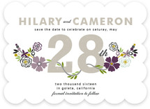 Floral Date Save the Date Cards