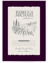 Vintage Label Save the Date Cards