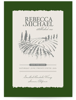 Vintage Label Save the Date Cards