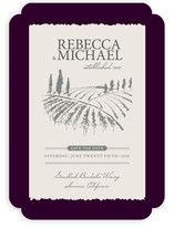 Vintage Label Save the Date Cards