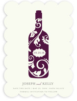 Vineyard Silhouette Save the Date Cards