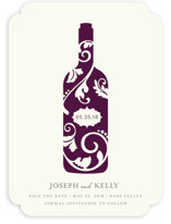 Vineyard Silhouette Save the Date Cards