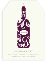 Vineyard Silhouette Save the Date Cards